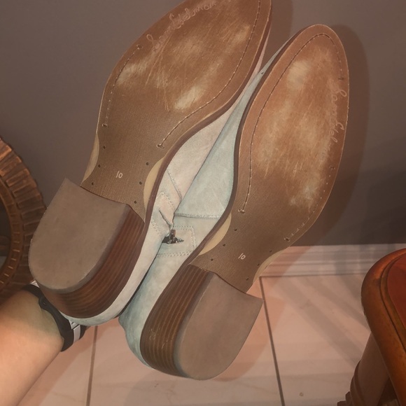 Prwnd Sam Edelman petty ankle bootie in suede size 10 .as is - Picture 7 of 10